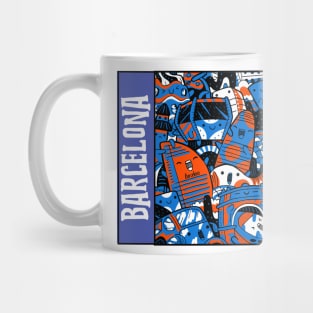 The City of Barcelona Mug